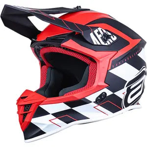 Capacete ASW R3 Victorius - Preto/Branco/Vermelho