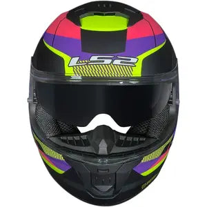 Capacete LS2 Stream 2 Road - Preto/Rosa Fosco