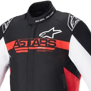 Jaqueta Alpinestars Monza Sport - Preto/Vermelho/Branco