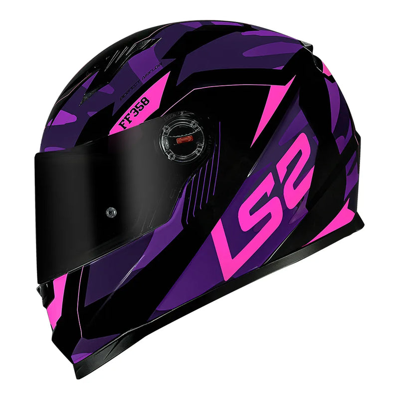 LS2 CLASSIC FF358 TANK ROXO