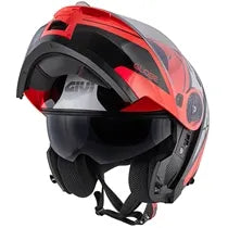 Capacete Givi X21 Globe Preto/Laranja (Articulado)