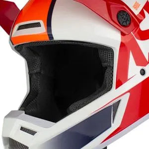 Capacete ASW Bridge - Branco/Vermelho