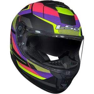 Capacete LS2 Stream 2 Road - Preto/Rosa Fosco