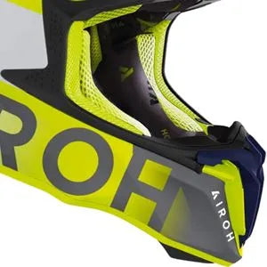 Capacete Airoh Twist 2.0 Lift Amarelo/Azul Fosco