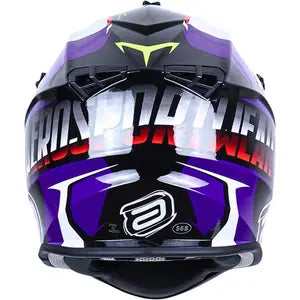 Capacete ASW R3 Evade - Preto/Roxo/Branco