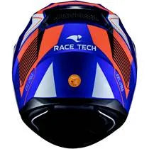 Capacete Race Tech Sector Exilio - Azul/Laranja Fosco